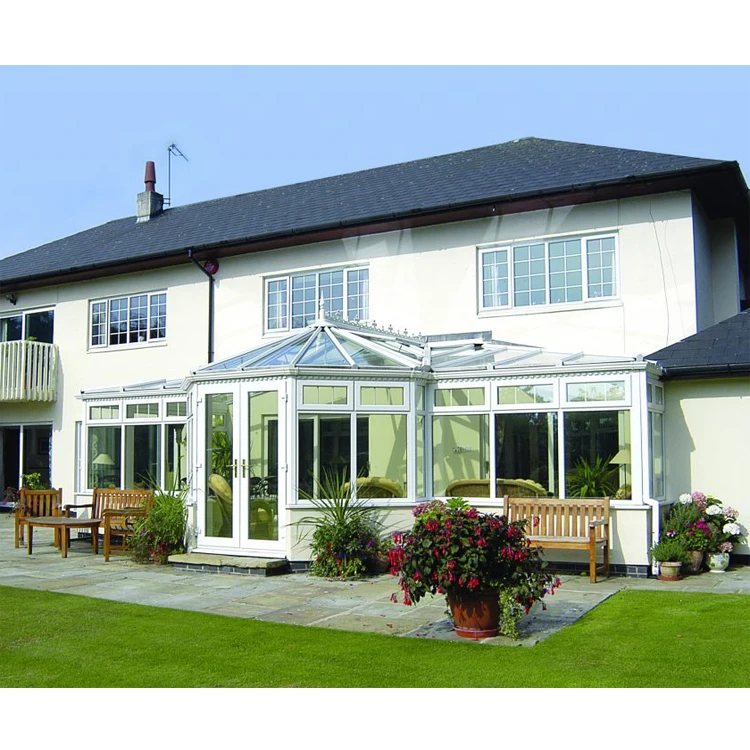 All Season Aluminum  Portable Sunroom House Custom Garden Outdoor Glass Room  Winter Garden Sunroom