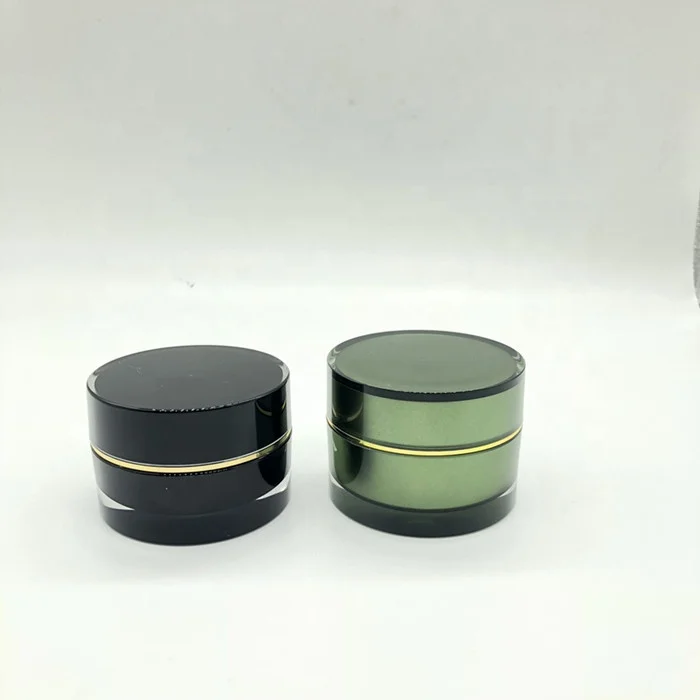 15g 30g 50g acrylic cream jar / plastic round jar with line / eye cream container for skin care
