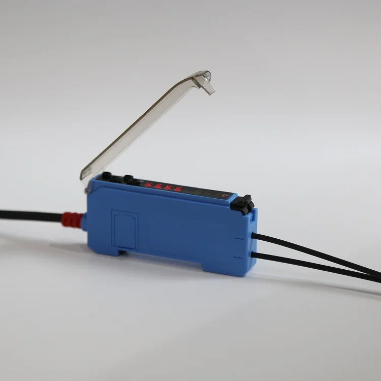 FF-403P Dual Display Optical Fiber Sensor Amplifier control Diffuse, through beam fibre cable