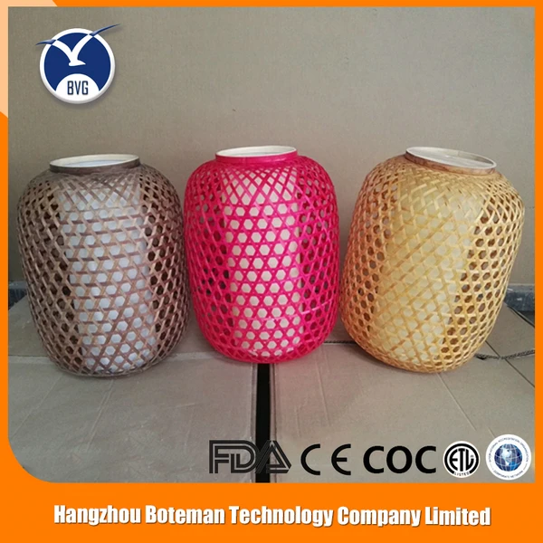 
Chinese novel products design use the traditional bamboo hurricane lantern 