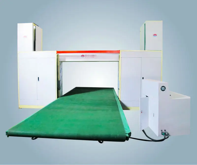 PU foam CNC Circular Contour sponge cutting machinery worktable with mesh belt