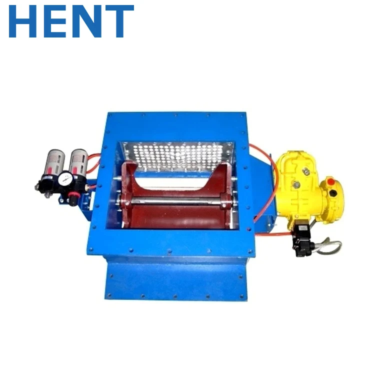 Cement Silo discharge motorized Flow Control Gate 4 inch gate valve