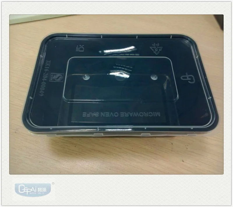 750ml rectangular disposable microwave plastic food container wholesale
