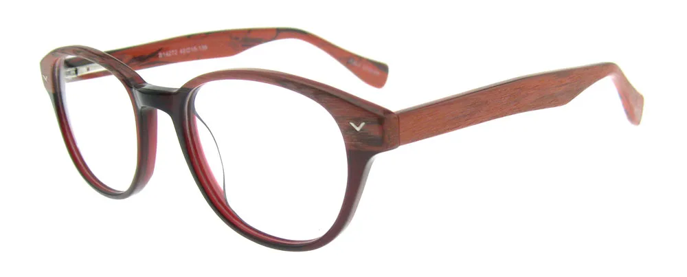 Professional manufacturer fake wood round glasses frame