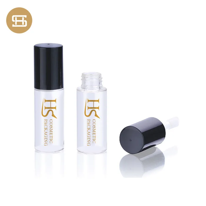 Профессиональный OEM оптовая продажа 3 мл Прозрачный пустой мини-тюбик для блеска для губ с палочкой для тестера пробная упаковка