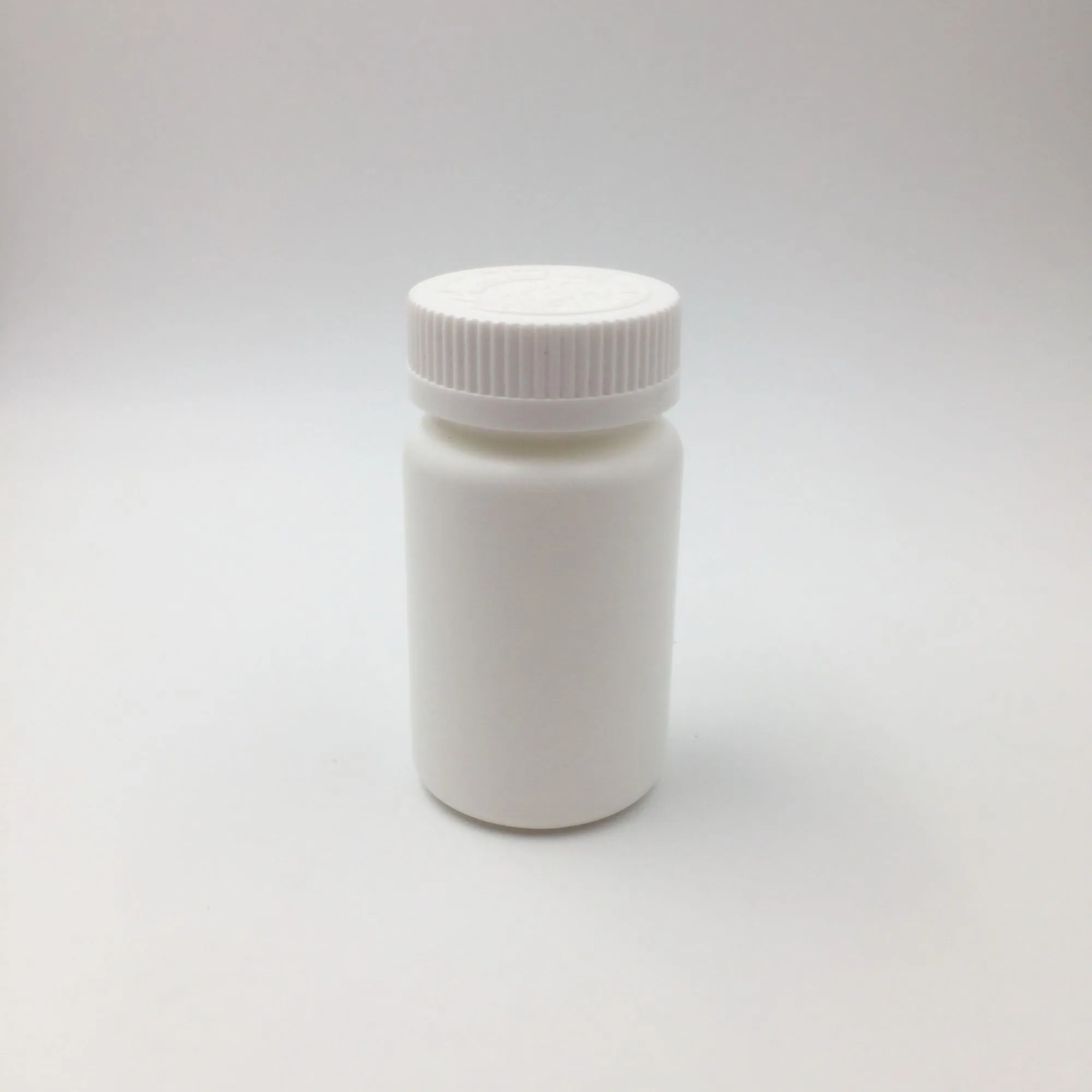 100ml Plastic HDPE White pill bottle round child proof cap medicine HDPE bottles with crc cap