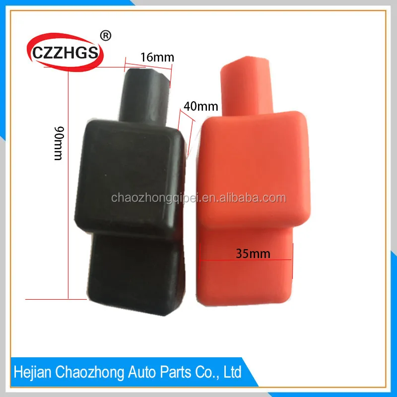 Battery terminal Clamp Connector with cover Positive &Negative copper plated