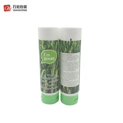 3ml - 400ml Eco Friendly Sugarcane Green PE Biobased Plastic Tube