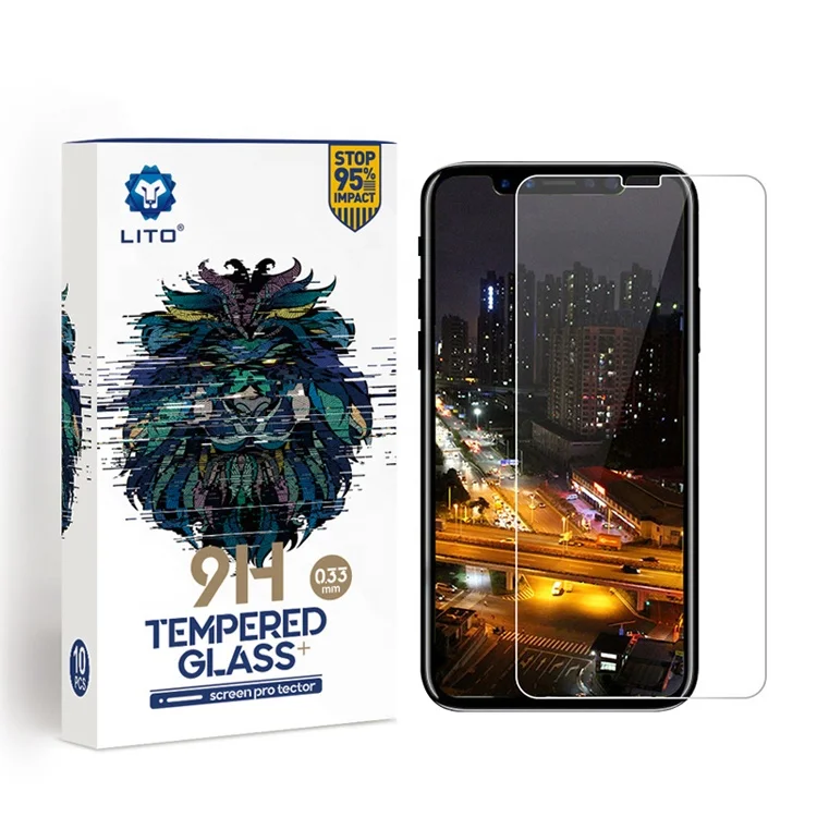 9H Tempered Glass For iPhone X Screen Protector 2.5D Clear