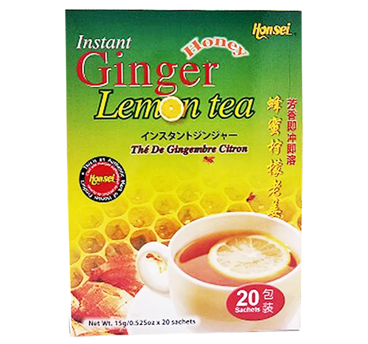 Wholesale Instant Honey Ginger Tea with Lemon Herbal Tea