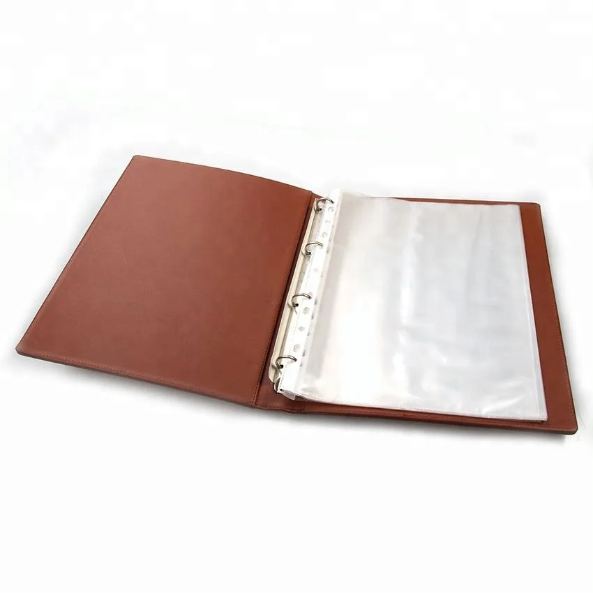 Hotel Restaurant Leather Table Menu Cover Holder