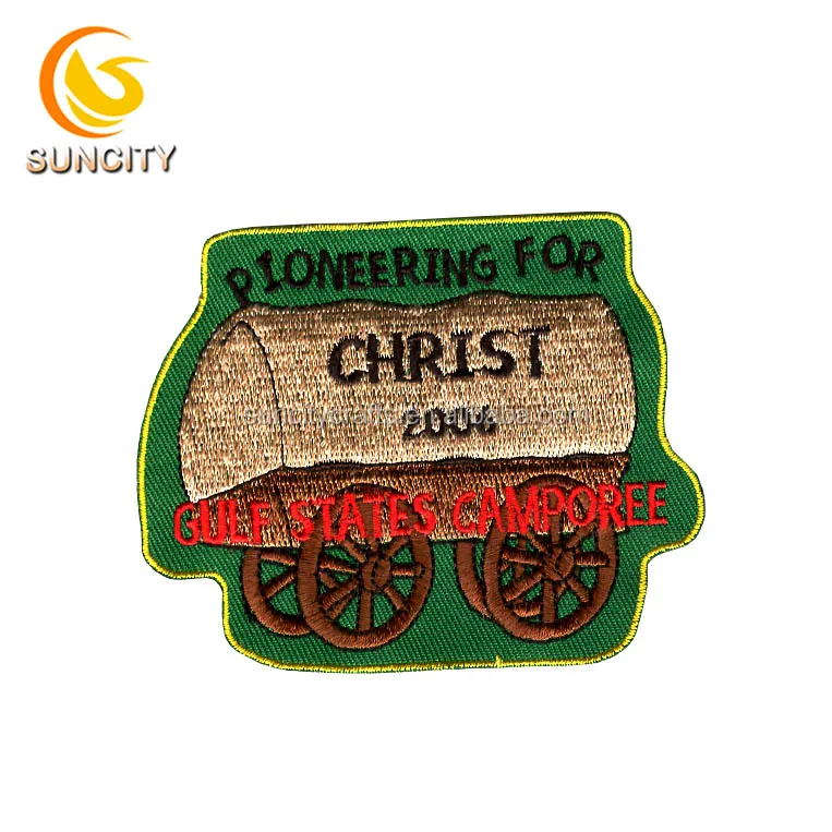 High quality custom logo Gulf States Camporee Embroidery Patch