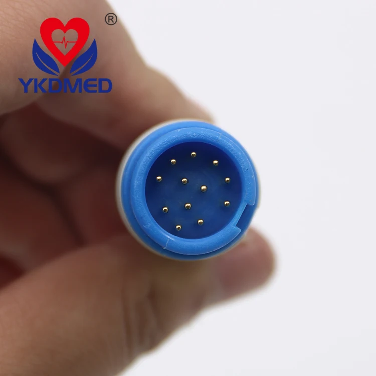 Oxygen Sensor Adult Finger Clip SpO2 Pulse Sensor for PM5000 12Pin 9ft TPU Cable