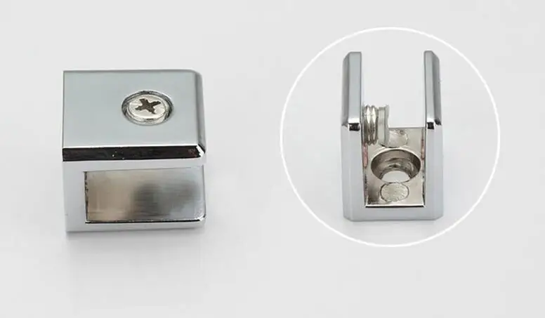 New design  Zinc Alloy Shower Room Bracket Support Holder Glass Clamp Brackets Support Fitting Glass shelves clip