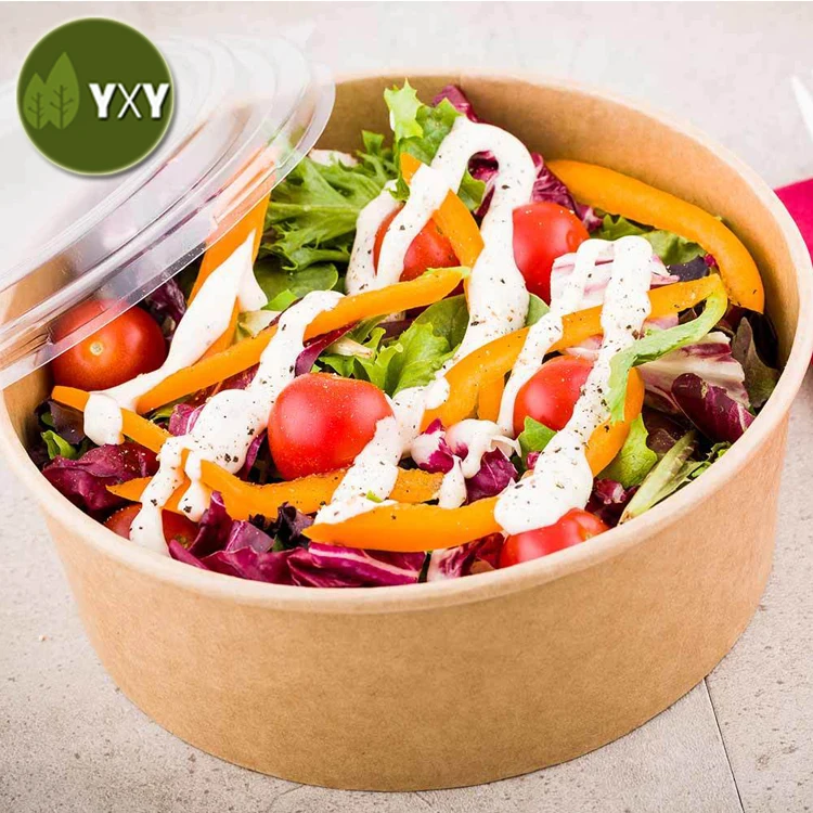 
100% Food Grade Kraft 750ml Bowl Biodegradable 