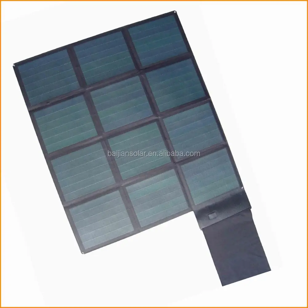 Flexible panel solar with waterproof camouflage cloth