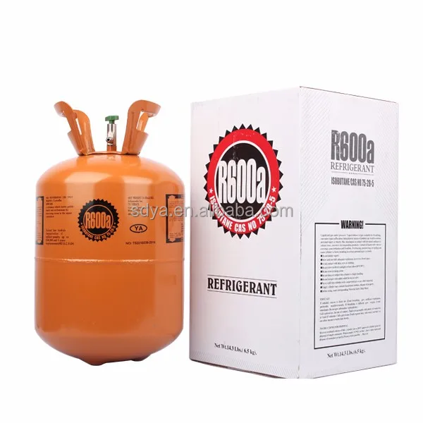 
Yuean Factory HC Refrigerant Gas 99.9% R600A Isobutane Refrigerator 