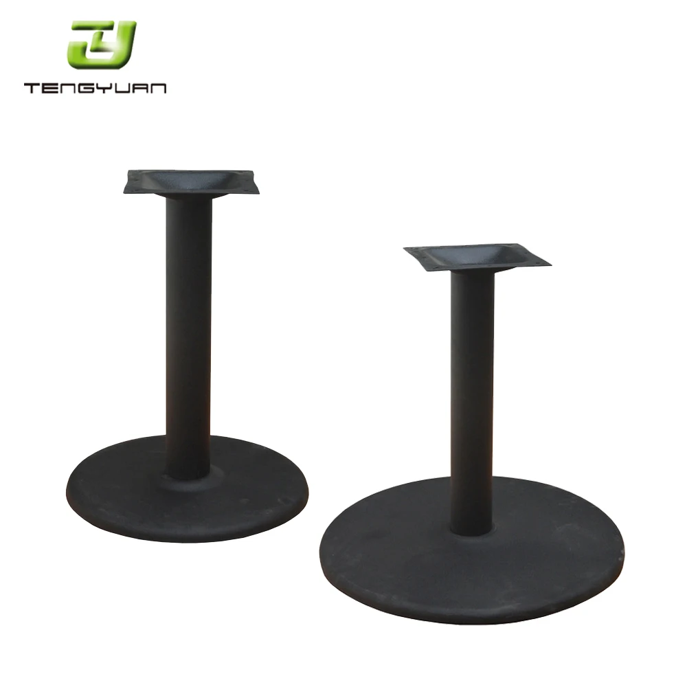 Industrial crank cast iron table base