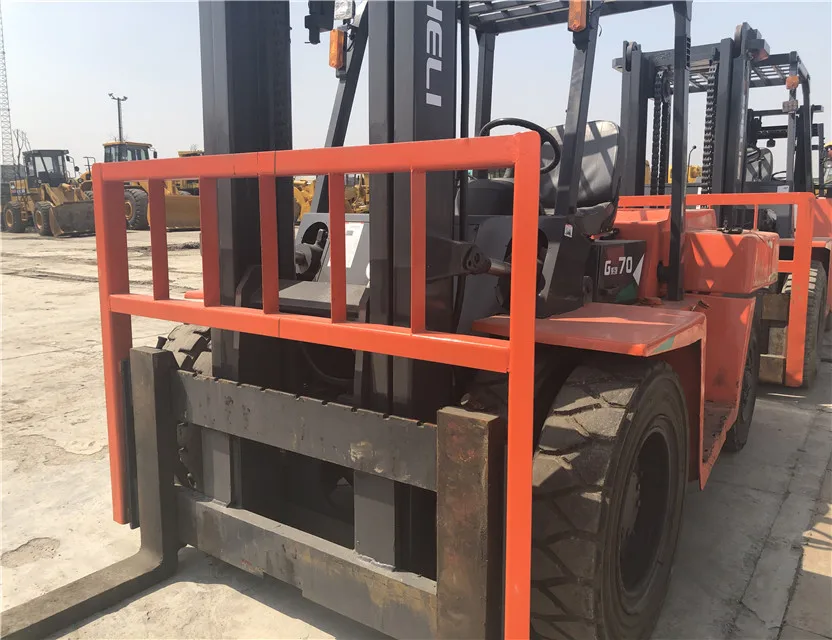 used Heli forklift 1fd70 7T chinese forklifts 7 tons forklifts cheap price
