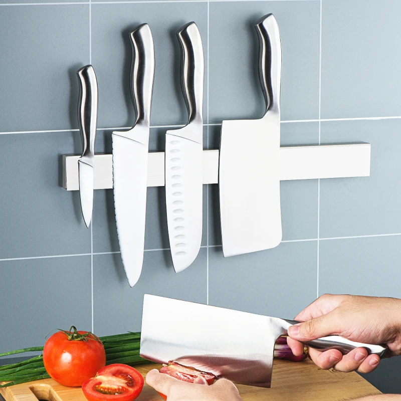 High-quality  magnetic kitchen knife block With bottom plate