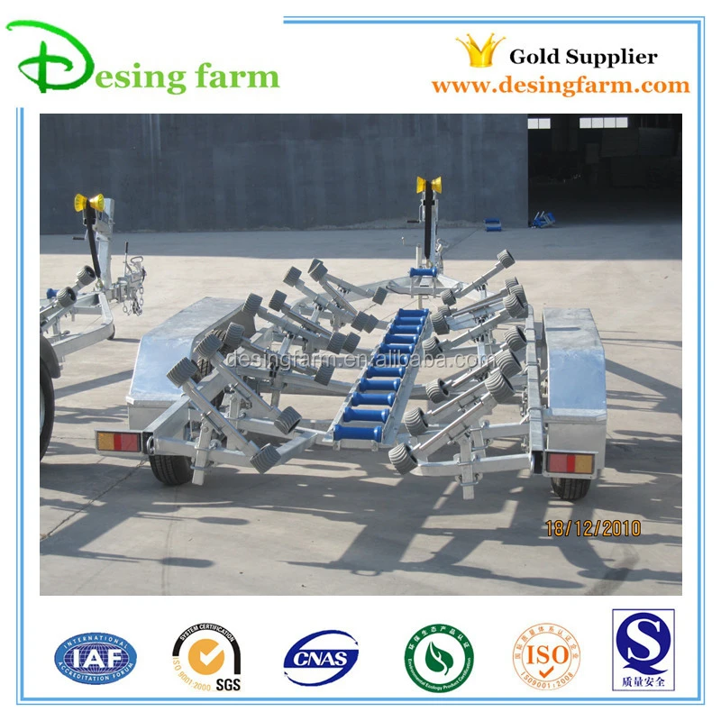 New design galvanized steel ski jet yacht boat trailer for Australia