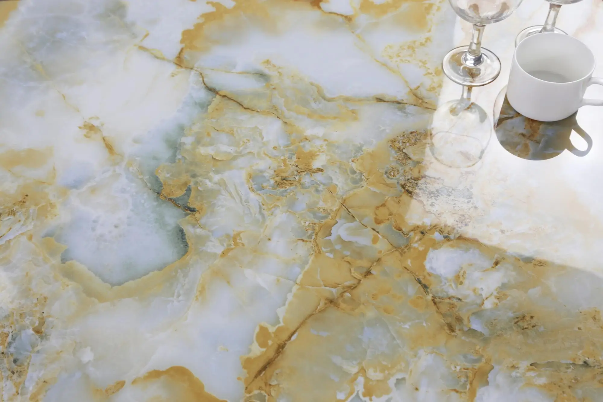 Spanish tiles Polished Glazed Fashion Color Jade Marble non-slip bathroom Floor Wall Tile