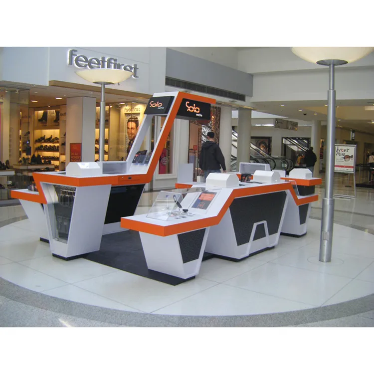 retail displays mall showcase digital product kiosk