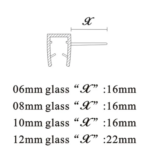 Plastic Corner Protection Strips Shower Door Hinges