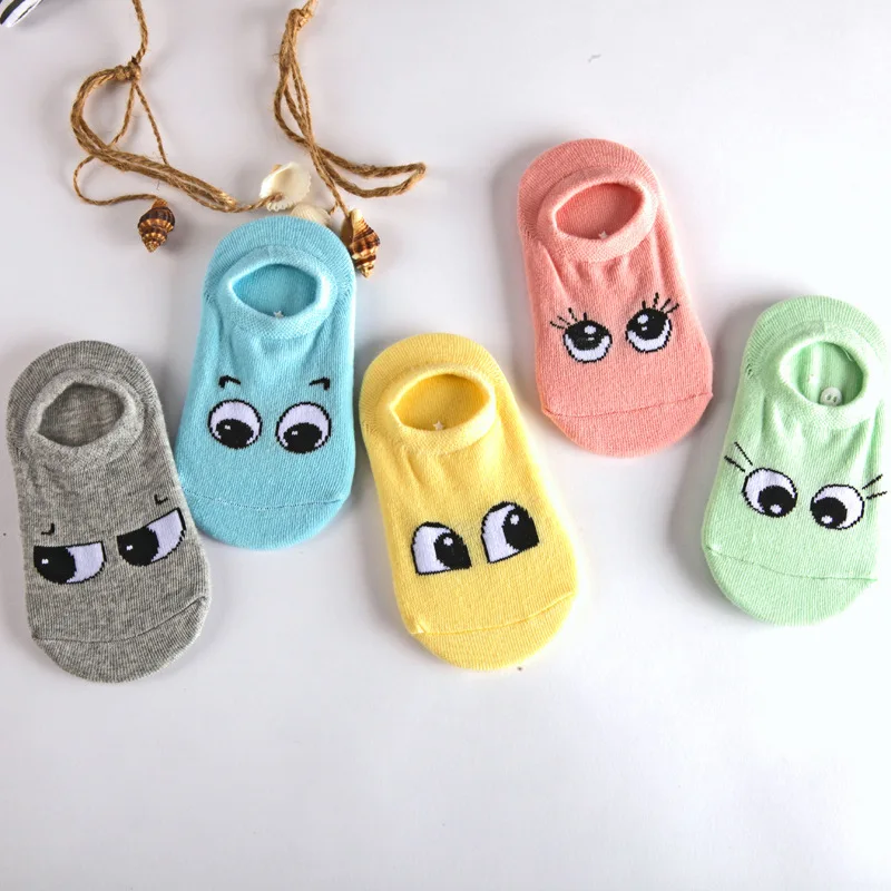 
Colorful Cute Cotton Cartoon Donkey Small Boys Kids Boat Socks 