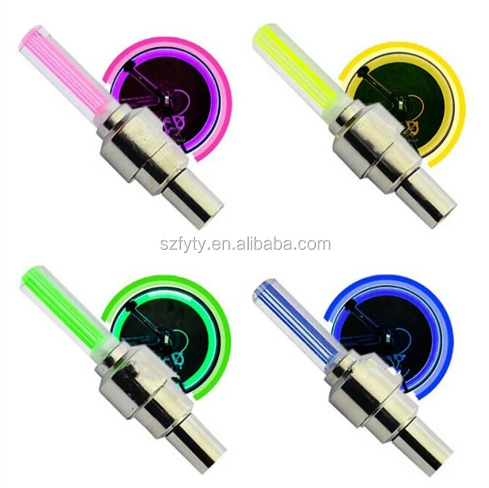 Led Flash Tyre Wheel Valve Cap Light For Car Bike Bicycle Motorbicycle