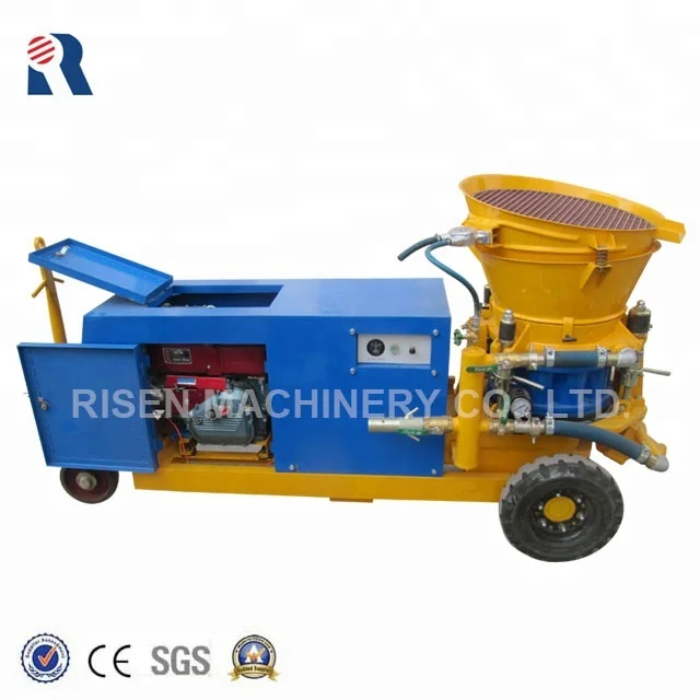 diesel engine shotcreting machine for dry or damp mix shotcreting /concrete spraying / guniting