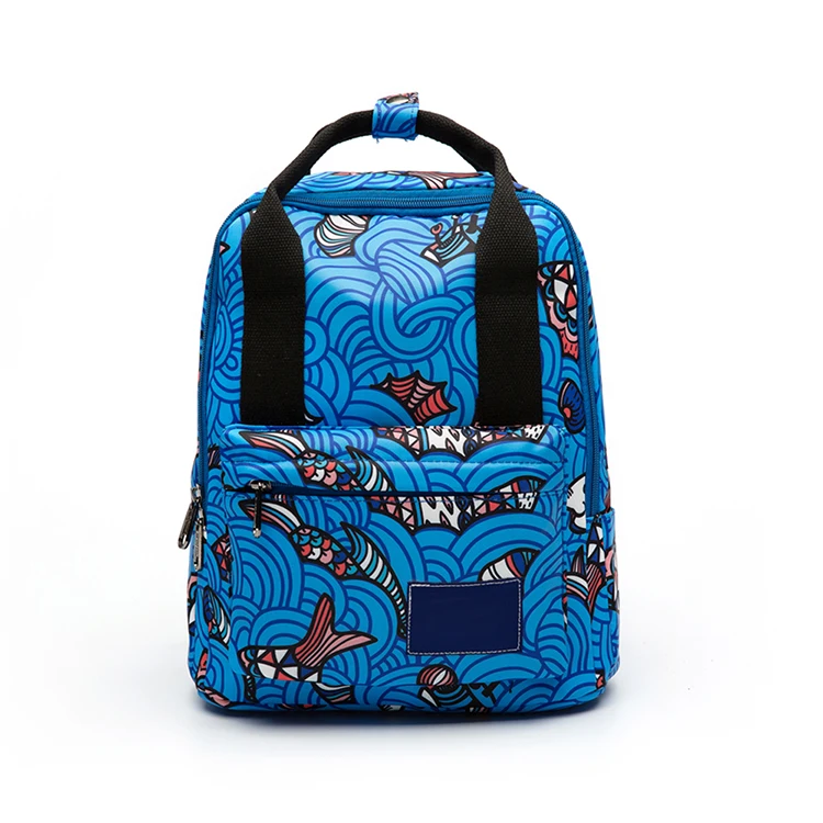 Yiwu Casual bag Korean sports backpack travel men and women private canvas backpack