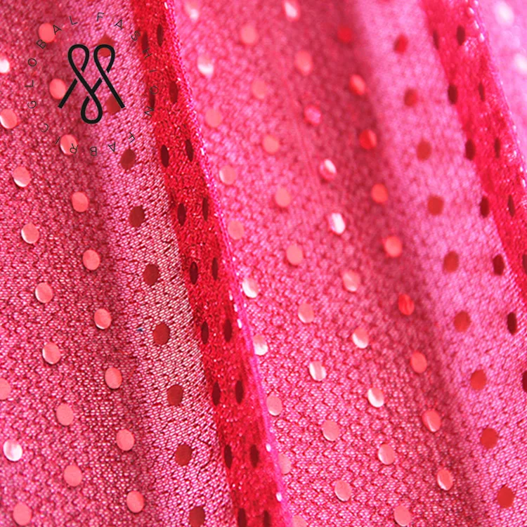 Верхний конец принять профессиональный OEM изменение цвета с блестками ткань