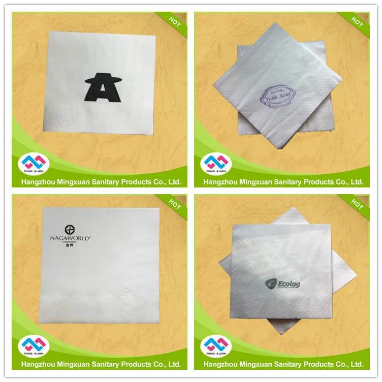 Одноразовые Коктейльные салфетки с индивидуальным принтом оптом