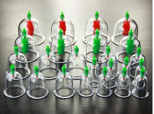 With magnetic 24 cups medical vacuum cupping hijama tislamic cupping