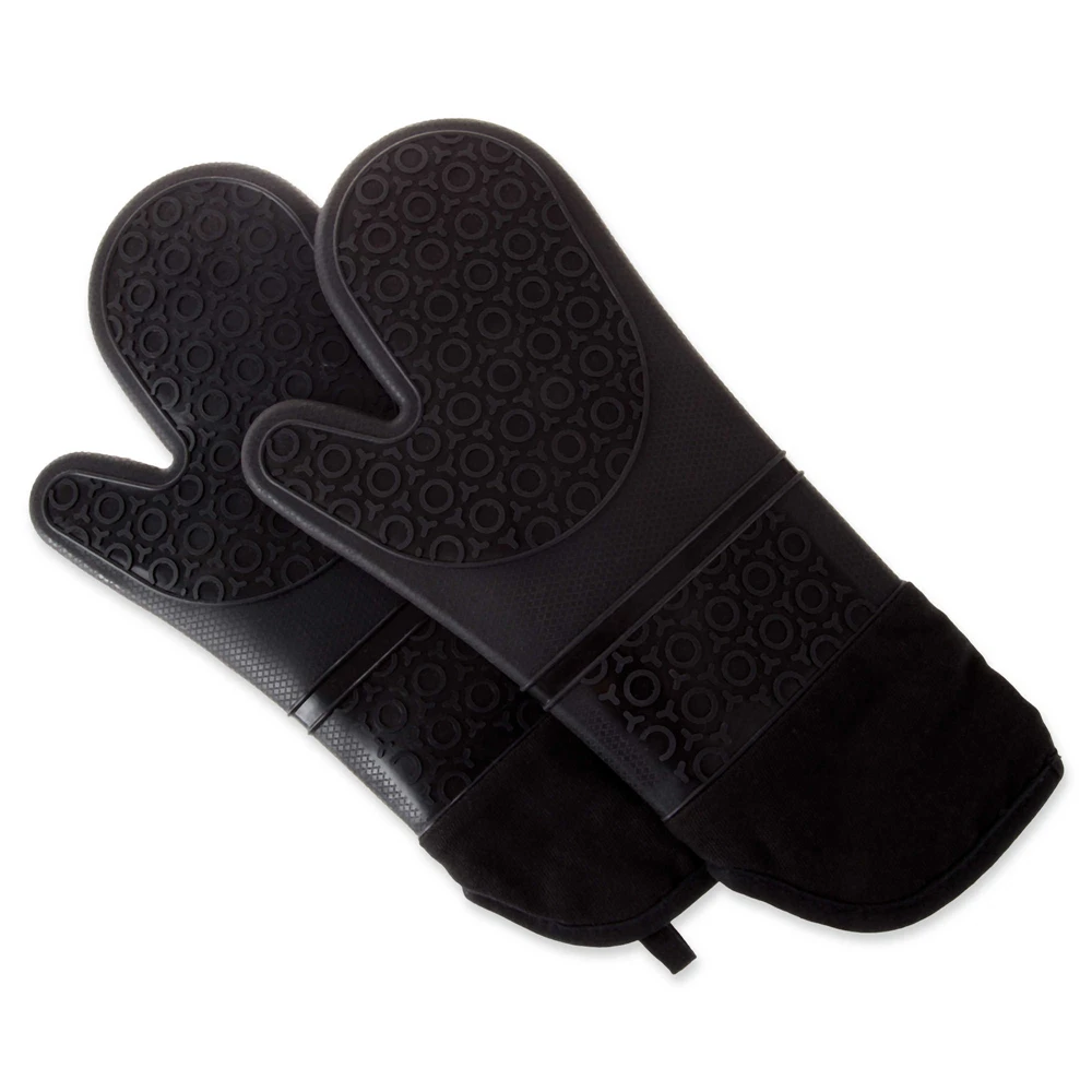 Wholesale Nottingham Home Lavish Non-slip Heat-resistant Silicone Oven Mitts Oven Gloves