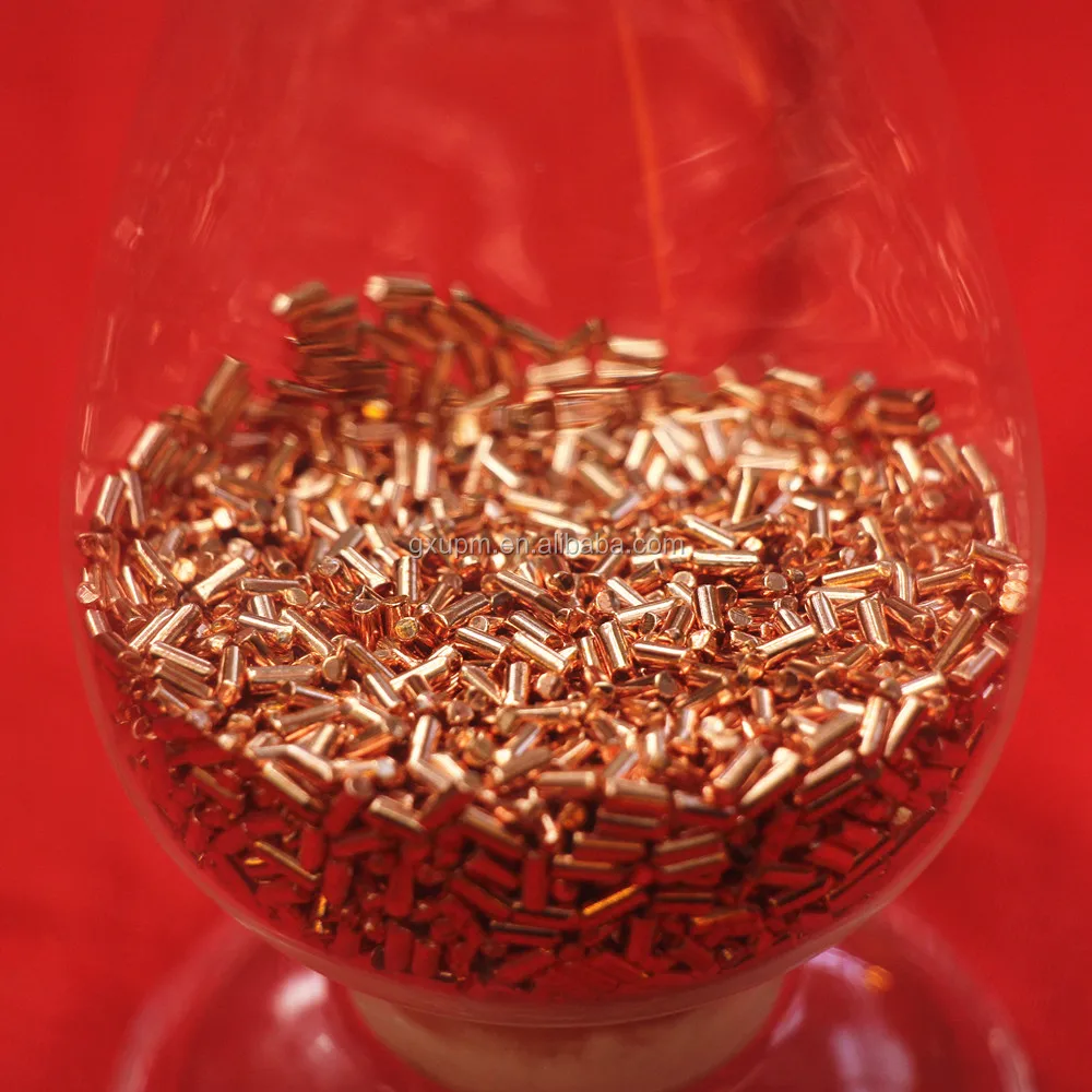 
China manufacturer supplying super pure copper particles with 99.9995% purity 