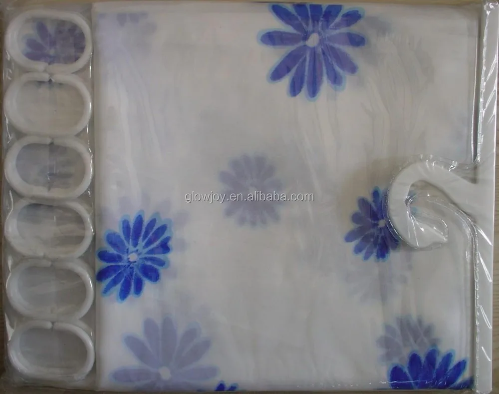 Poly Shower Curtain /liner Waterproof/shower Curtain With Matching Window Curtain