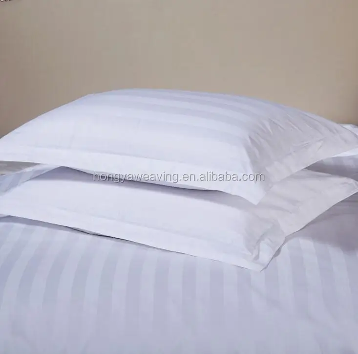 Factory direct 100% cotton hotel stripes pillowcase pillowcase for wholesale