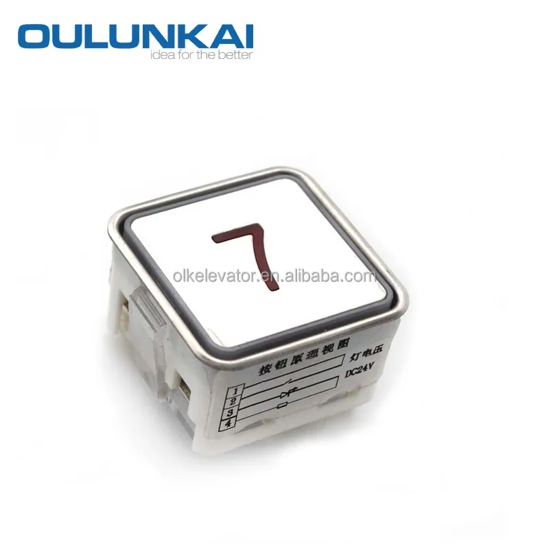 
KD105A Manufacturer square kone elevator push buttons 