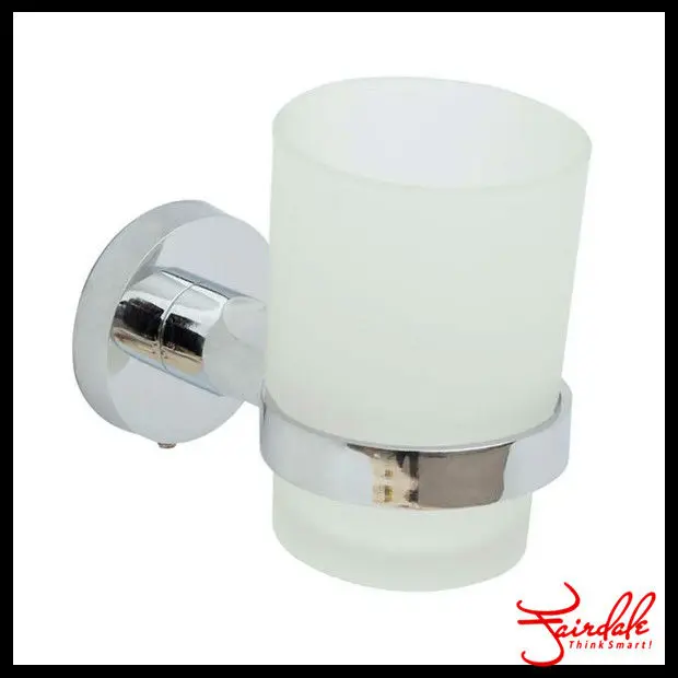 аксессуары для ванной комнаты сплав цинка хром стекло одна зубная щетка держатель стакана 11-797-8