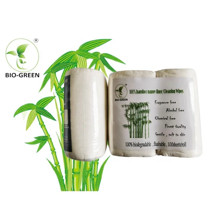 100% biodegradable and  fushable liner, disposable cloth diaper liner.