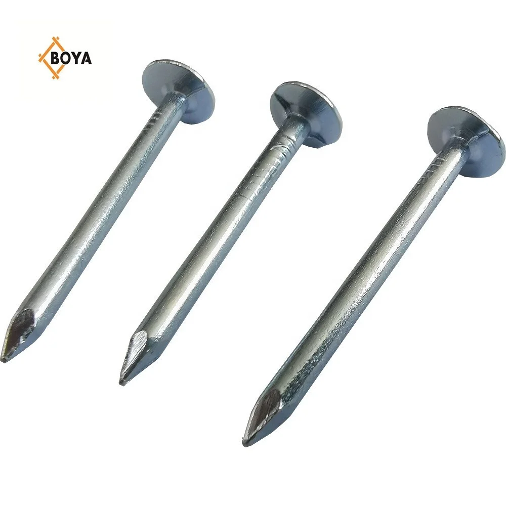 E.g 1 1/4 Wire Weld Coil Roofing Clout Nails for Pallet 114 Weld Coin Nails