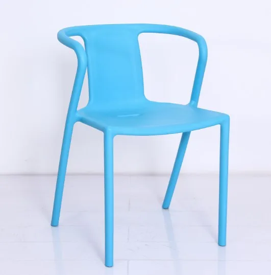 high quality modern plastic stackable arm chair for dining restaurant furniture