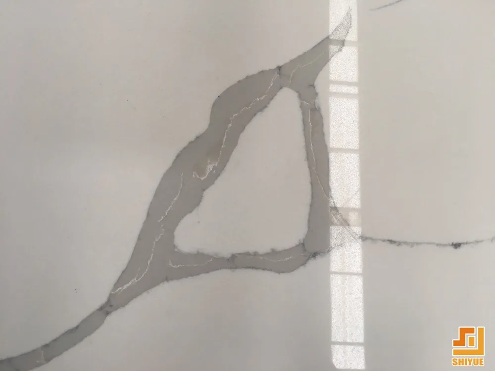 Polished Artificial Stone Calacatta Quartz Slab Price