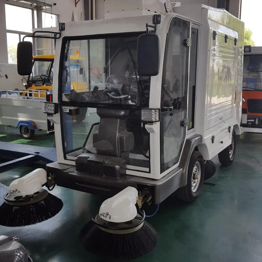 Road sweeper MN-S2000, vacuum sweeping machine, battery-powered sweeper