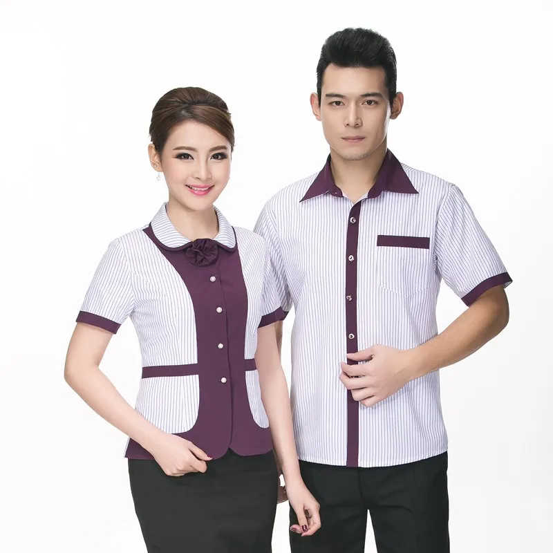 
hotel uniform design for waitress waiters receptionist housekeeper 