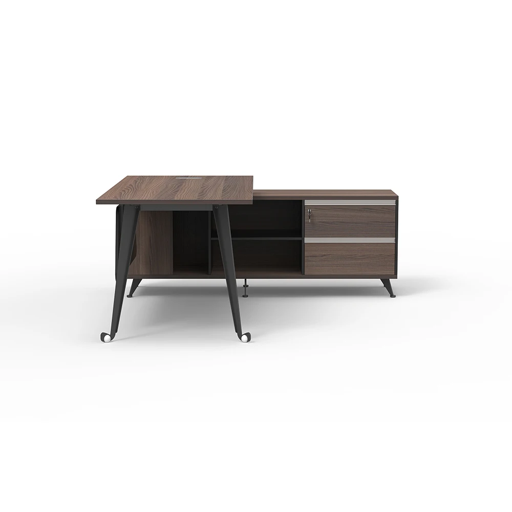 Executive Office Furniture Desk Of l-shape Office Table Of Computer Desk  Manager Of Chairman and CEO Office Luxury Desk