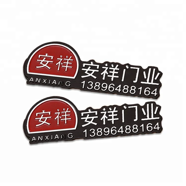 High Quality Waterproof Aluminum Plates Brand Logo Tags Engraved logo Metal nameplate