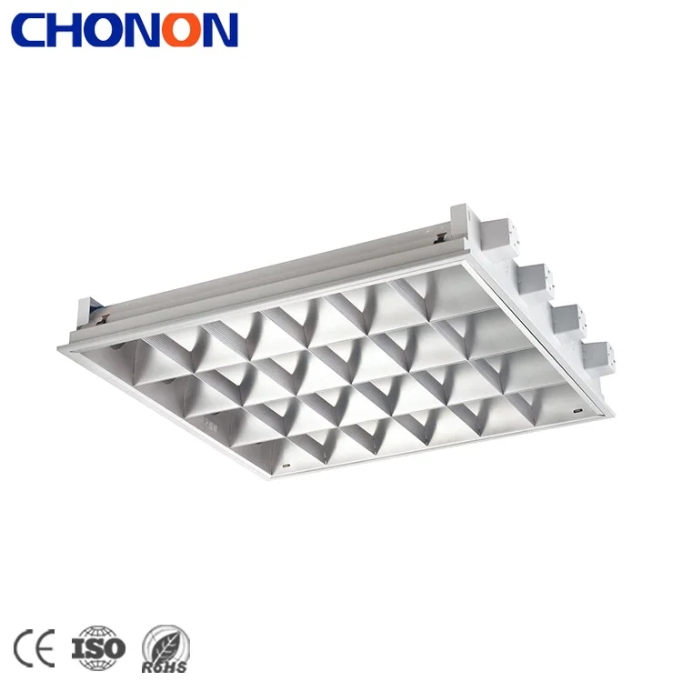 Modern Price Office Decor Parabolic Aluminum Reflector Grille Lamp